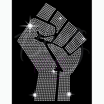 Rhinestone &quot; Fist &quot; T-Shirt