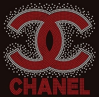 Rhinestone &quot;CC&quot; T-Shirt