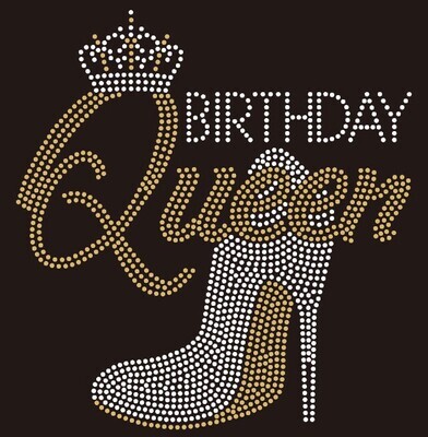 Rhinestone &quot; Birthday&quot; T-shirt