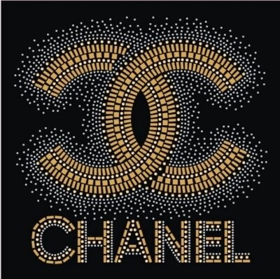 Rhinestone &quot;Chanel&quot; T-Shirt