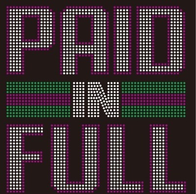 Rhinestone &quot; Paid in Full &quot; T-Shirt