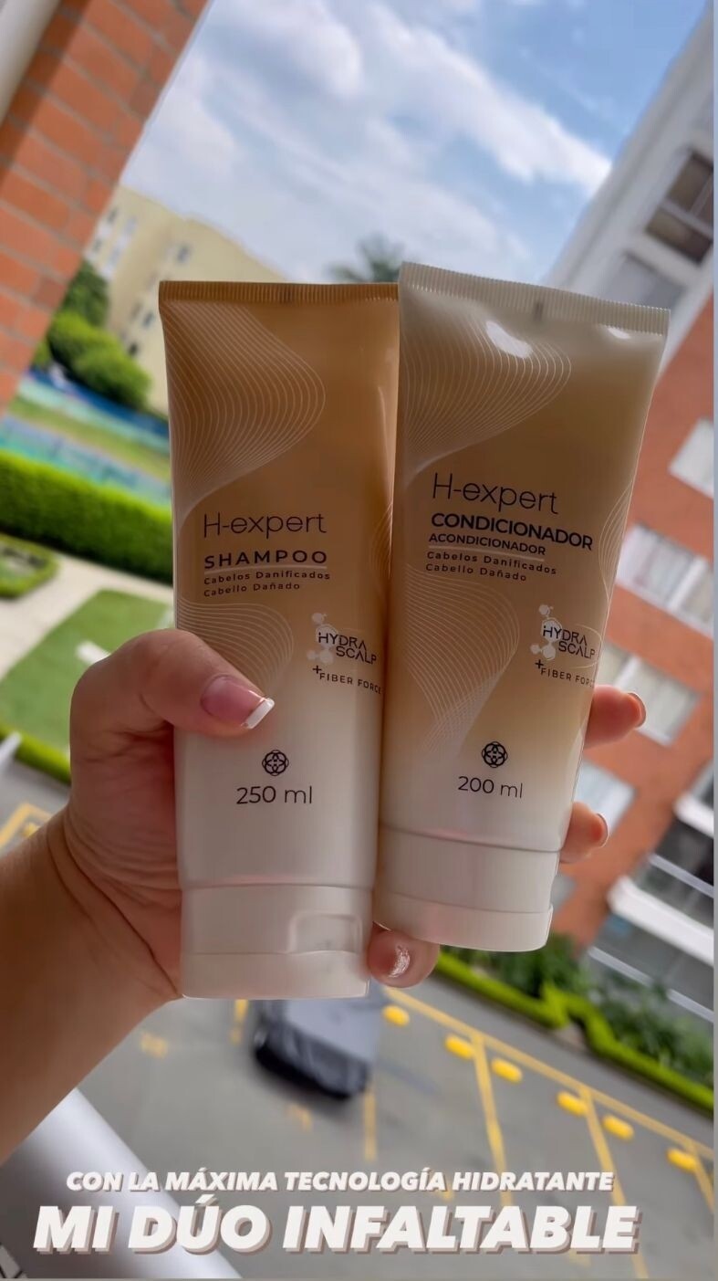 SHAMPOO H-EXPERT Y CONDICIONADOR H-EXPERT  ,Cabellos Danificados cabello Dañado