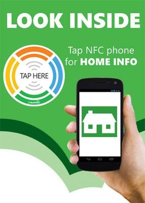 Tap Here Tags™ - Real Estate NFC Sign