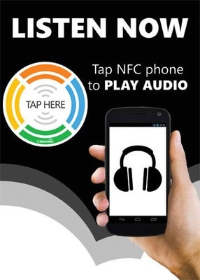 Tap Here Tags™ - NFC Audio Sign