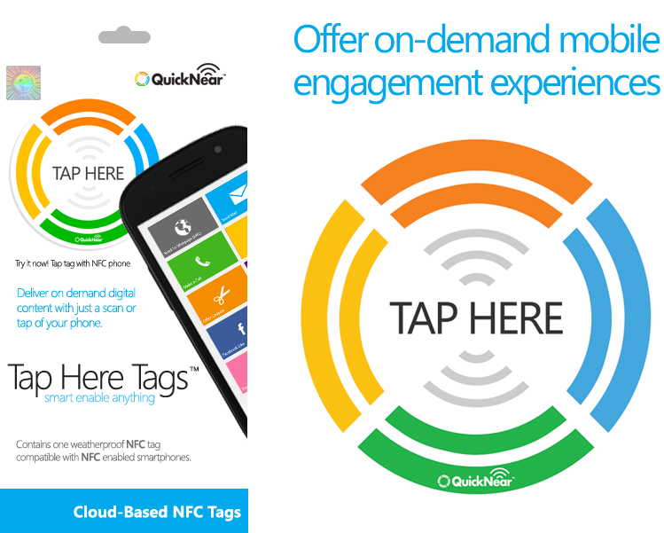 Tap Here Tags™ NFC Tags