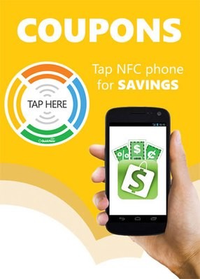 Tap Here Tags™ - Coupons NFC Sign