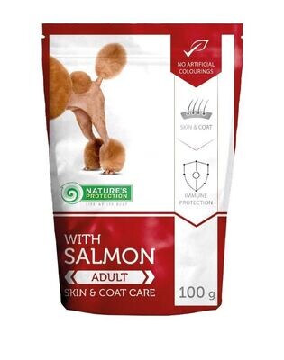 Nature&#39;s Protection POUCH Cane Adult Salmone 100 Gr