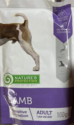 Nature&#39;s Protection POUCH Cane Adult Agnello 100 Gr