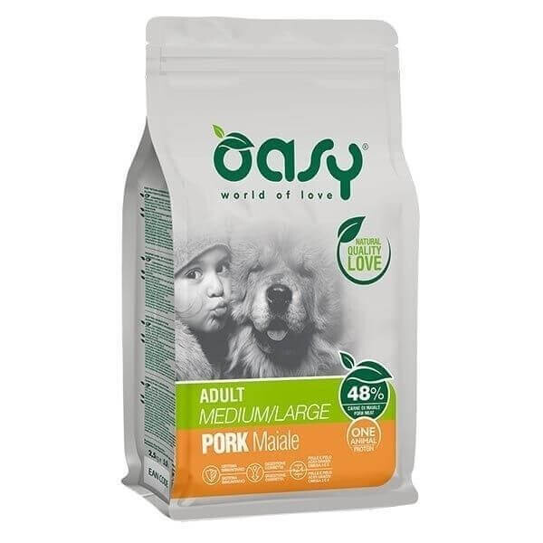 Oasy Monoproteico Adult Medium Large Maiale 2.5kg