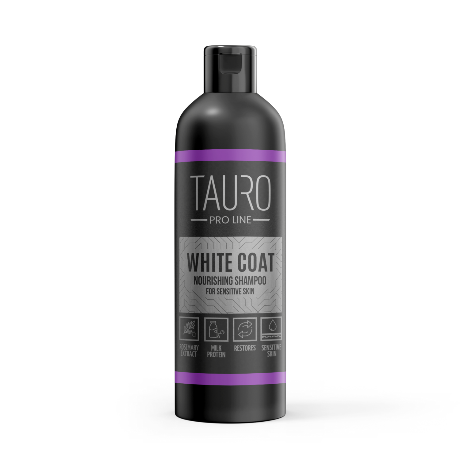 TAURO PRO LINE MANTO BIANCO, SHAMPOO NUTRIENTE PER CANI E GATTI CON MANTO BIANCO 250ml