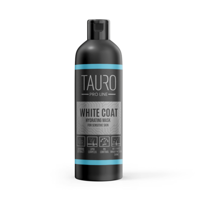 TAURO PRO LINE WHITE COAT MASCHERA IDRATANTE PER IL MANTO DI CANI E GATTI 250ml Fase 3