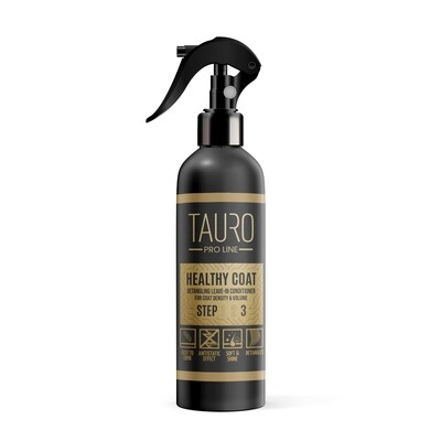 TAURO PRO LINE PELO SANO DISTRICANTE LEAVE-IN, NON LAVABILE, FACILITA LA PETTINATURA BALSAMO PER PELO DI CANI E GATTI 250ml FASE 3