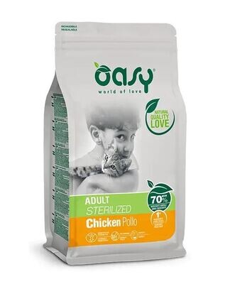 OASY GATTO STERILIZZATO 1,5KG POLLO ADULTO