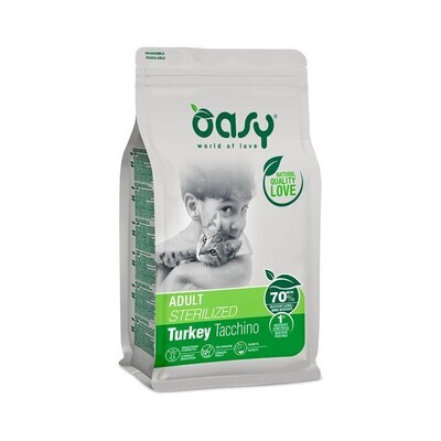 OASY GATTO STERILIZZATO 1,5KG TACCHINO ADULTO