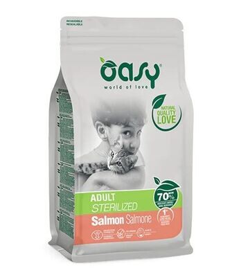 OASY GATTO STERILIZZATO 1,5KG SALMONE ADULTO