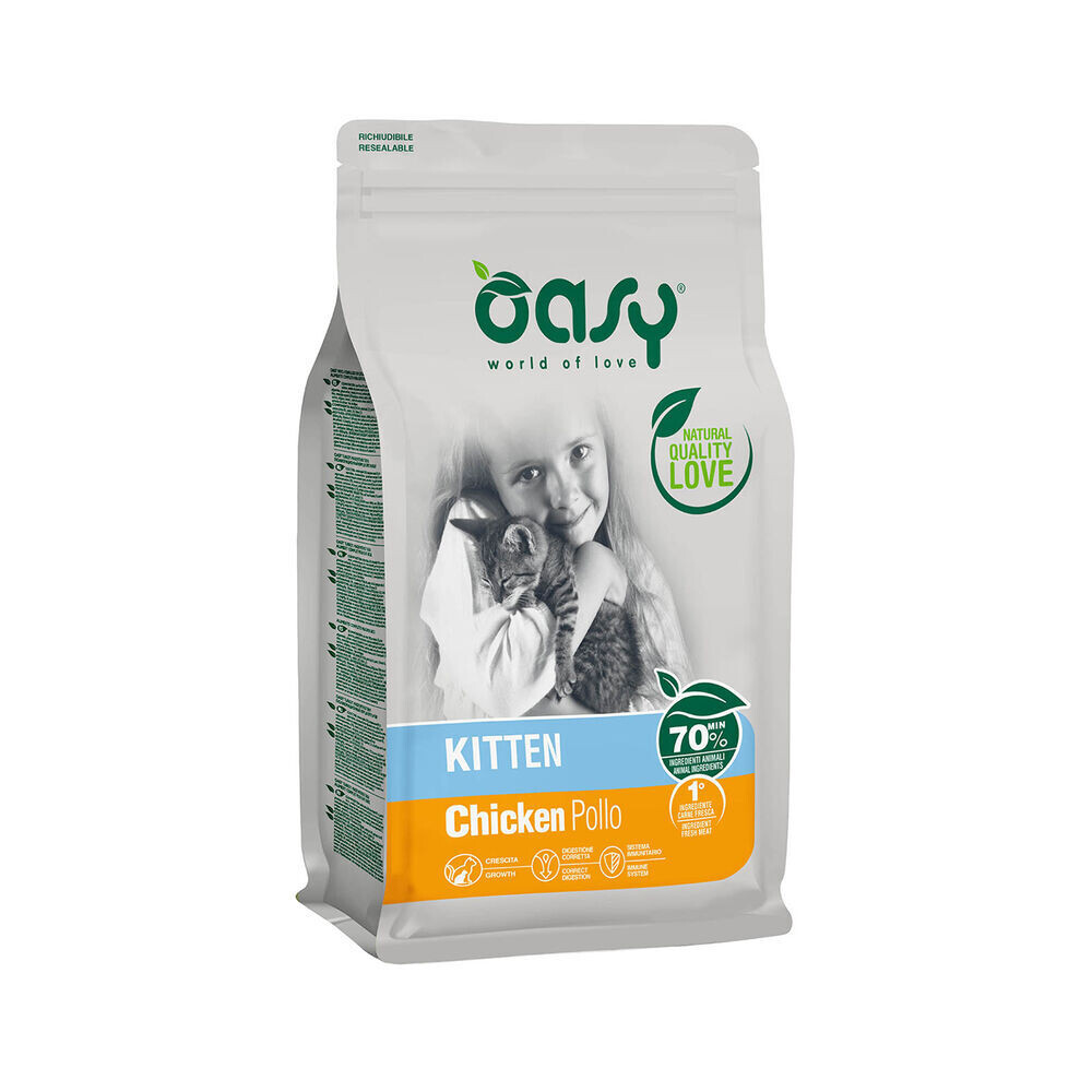 OASY GATTO KITTEN 1,5KG POLLO