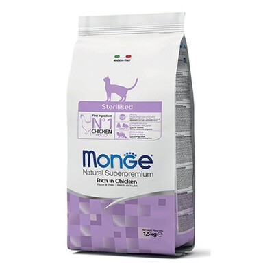 Monge natural super premium Pollo 1,5kg sterilizzato