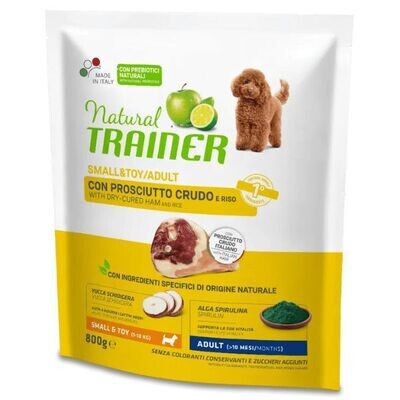 Natural Trainer Adult mini con Prosciutto e riso 1-10kg 800gr