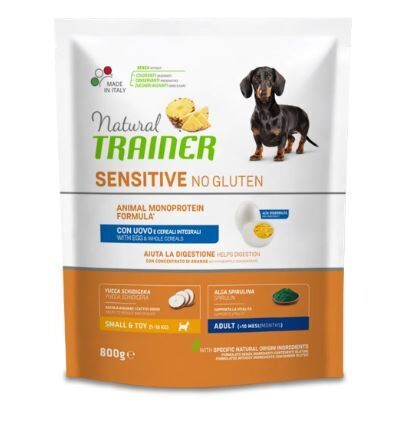 Natural Trainer Adult mini sensitive uovo 1-10kg 800gr