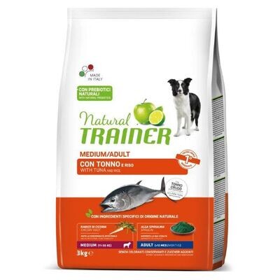 Natural Trainer Adult medium con tonno e riso 3kg