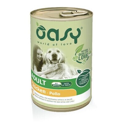 Oasy Lifestage Adult Dog patè al pollo 400gr