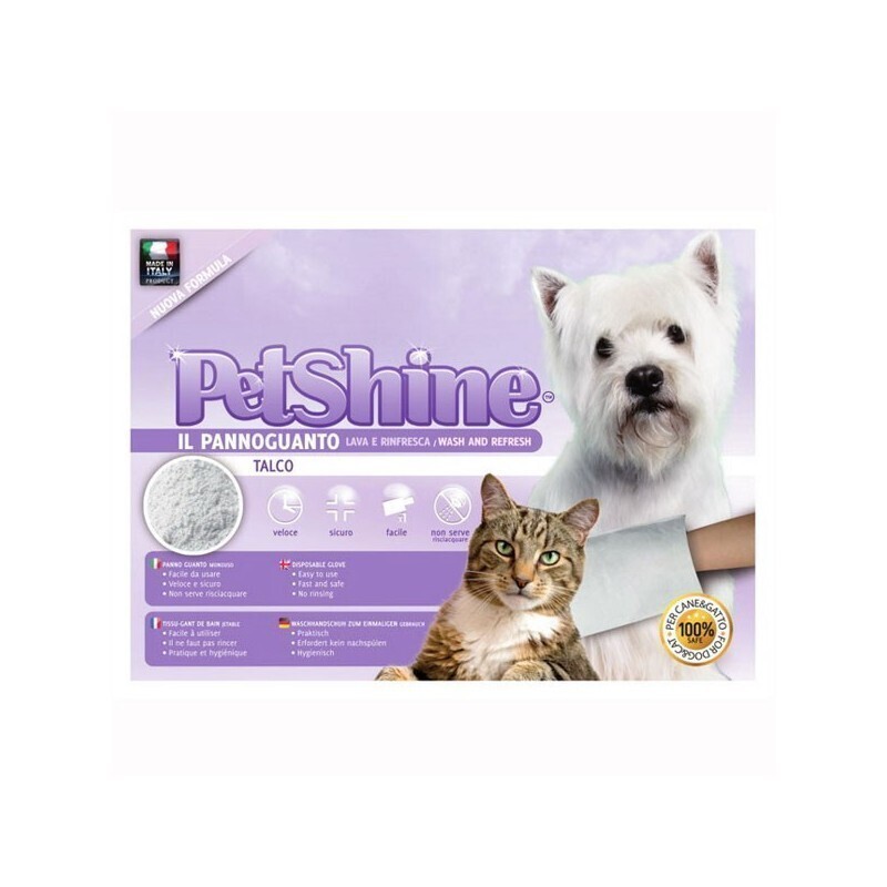 PetShine Pannoguanto Talco 1 pz