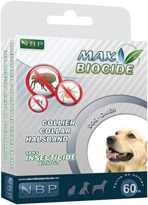 MAX BIOCIDE COLLARE CANE 60 cm - Collare antiparassitario a base di diazinone