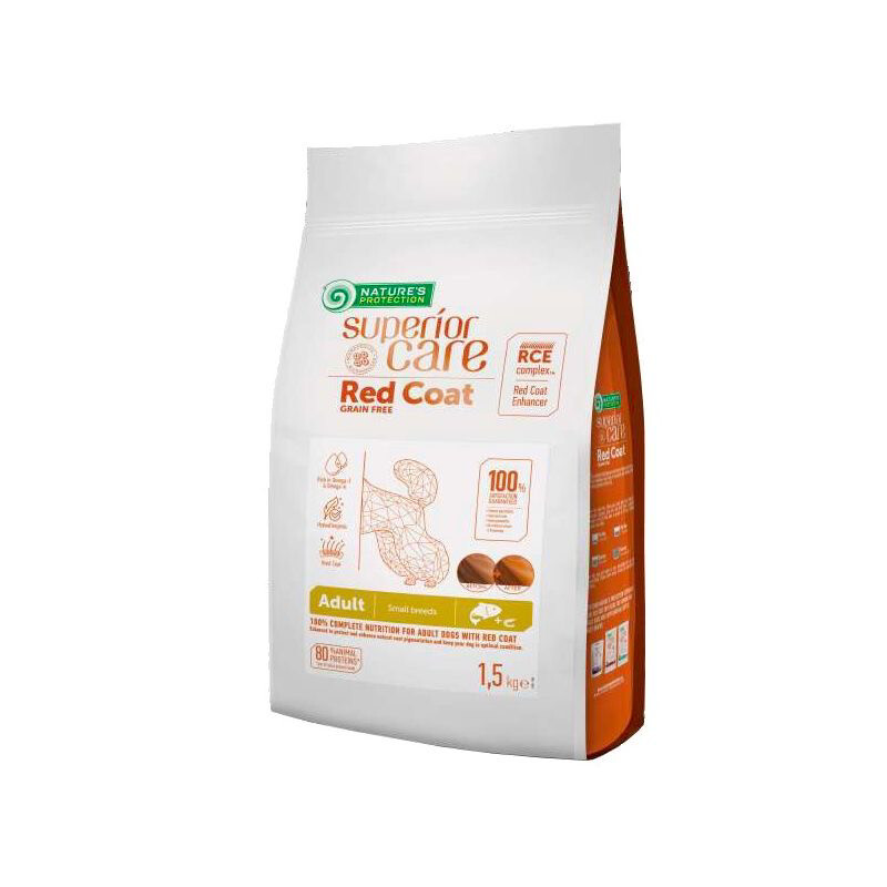 Superior care Red Dogs Adult Small Salmone 1.5KG