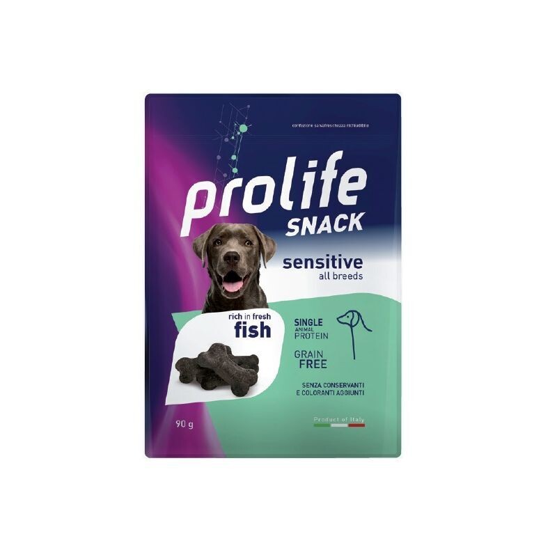 Prolife snack Sensitive Pesce fresco 90g cane