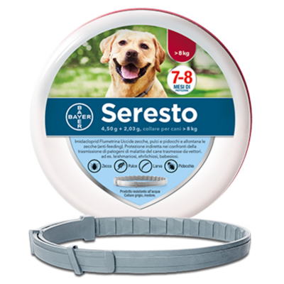 ELANCO SERESTO COLLARE ANTIPARASSITARIO OLTRE 8KG