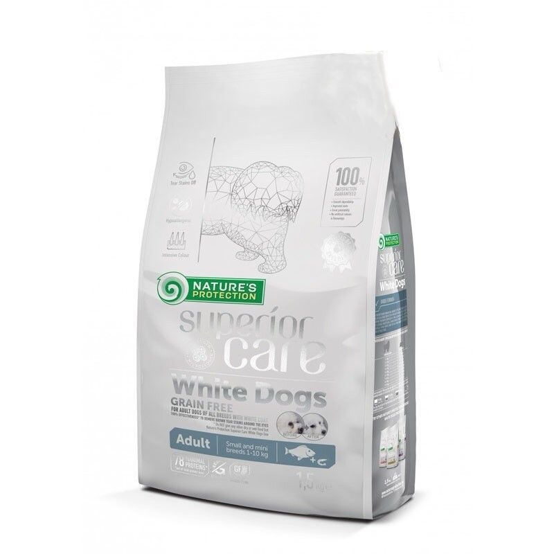 Superior care White Dogs Adult Small Pesce bianco 1,5kg