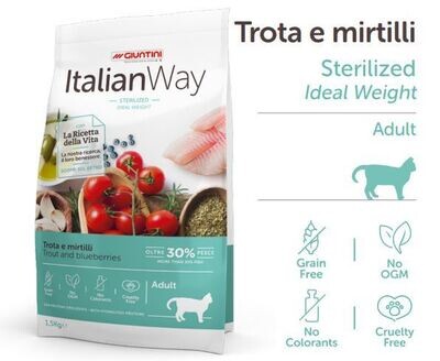 Italian Way Sterilized - Ideal Weight Trota e Mirtilli 300gr