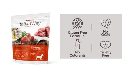 Italian Way Sensitive Intestinal Maiale e piselli integrali 800gr adult mini