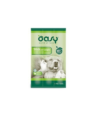 Oasy Snack per Cani 3x12 gr coniglio