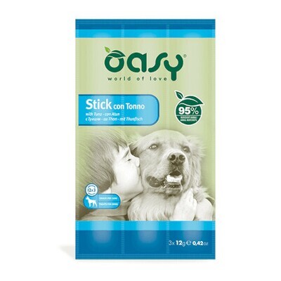 Oasy Snack per Cani 3x12 gr tonno