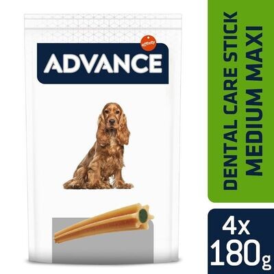 Advance Dental Medium Stick Snack per cane 4pz 180gr