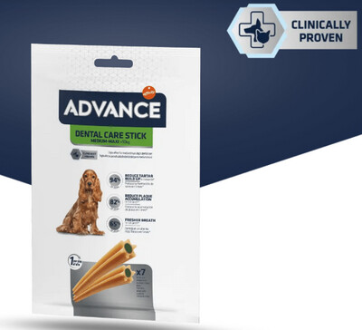 ADVANCE DENTAL CARE STICK MEDIUM 7 pz