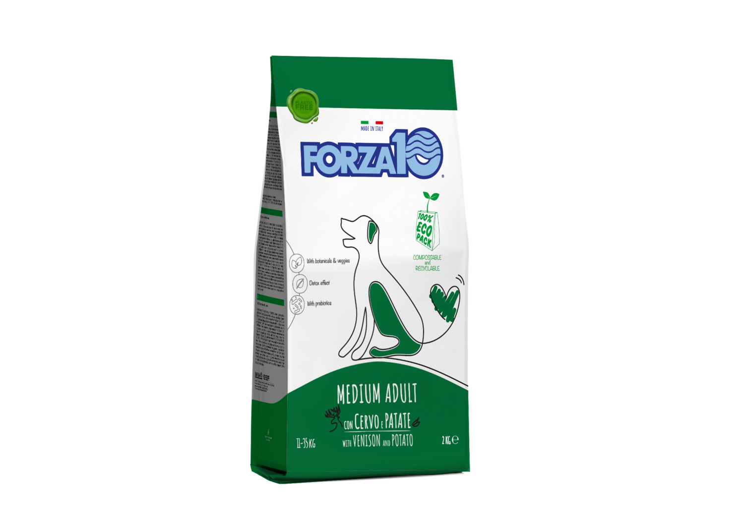 FORZA 10 MEDIUM CERVO E PATATE 2 KG ADULTO