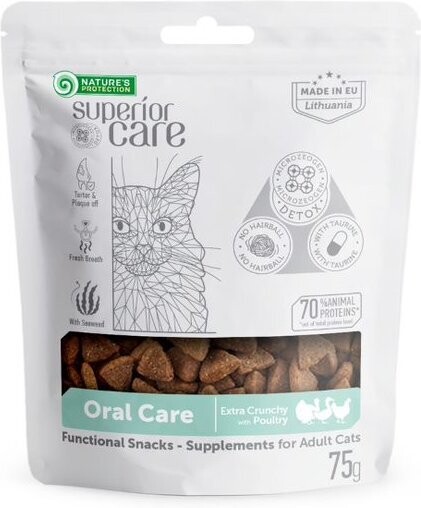 SNACK ADULT CAT ORAL CARE 75 GR