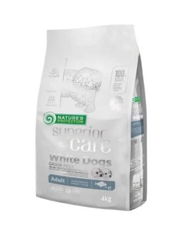 Superior care White Dogs Adult Small Pesce bianco 4kg