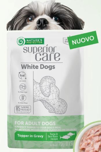 Superior care White coat Topper 70gr al tonno e spigola