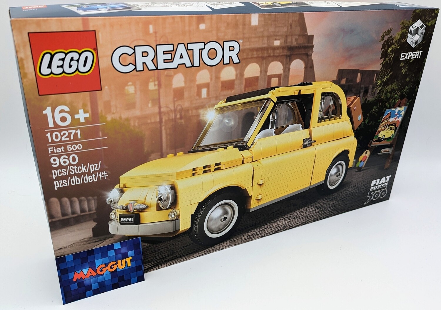 LEGO® Creator Expert - gelber Fiat 500