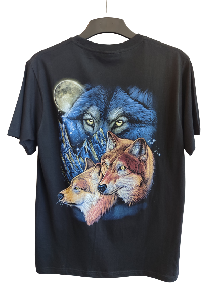 Wolf printed T-shirt