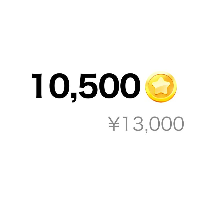 10,500コイン