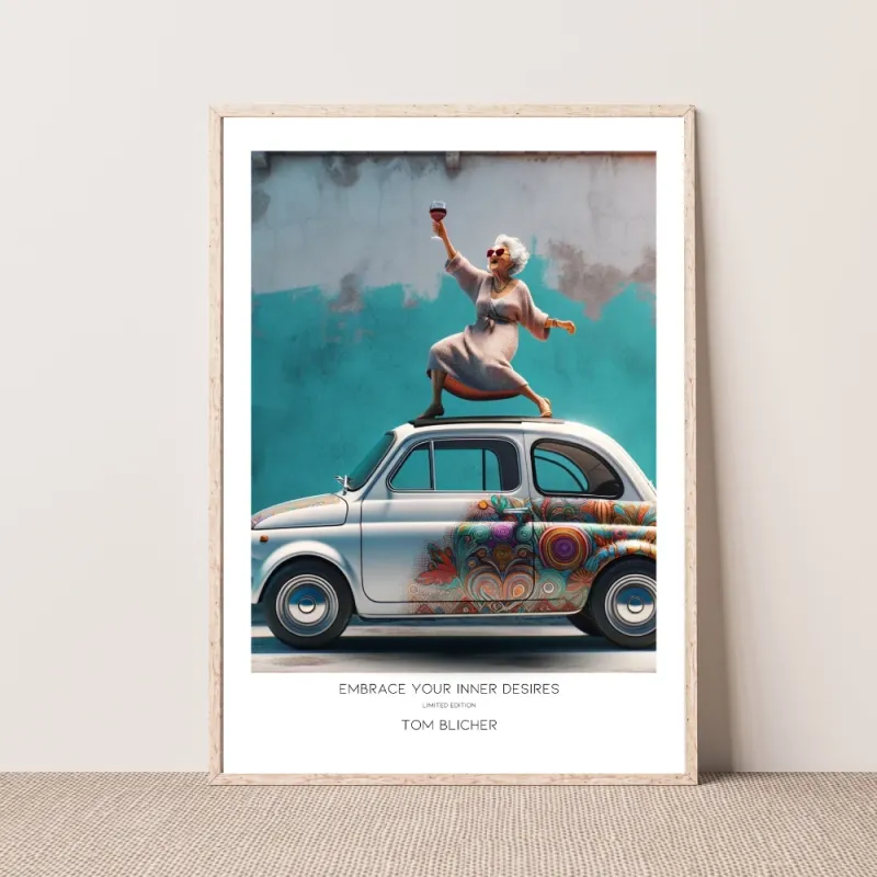 Kunstplakat - Embrace Your Inner Desires
