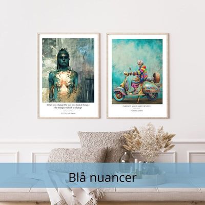 Blå nuancer
