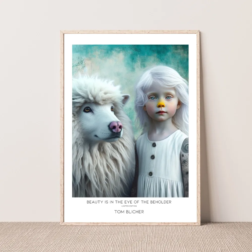 Kunstplakat - Beauty is in the eye of the beholder