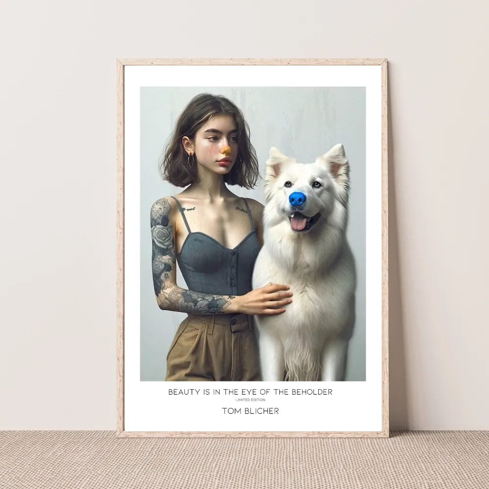 Kunstplakat - Beauty is in the eye of the beholder