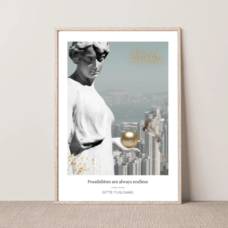 Kunstplakat - Possibilities are always endless