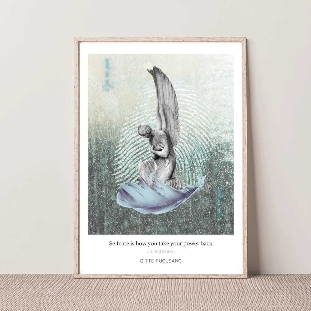 Kunstplakat -Self-care is how you take your power back